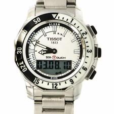 Usado, Relógio masculino digital Tissot T026420A aço inoxidável mostrador branco alarme bússola comprar usado  Enviando para Brazil
