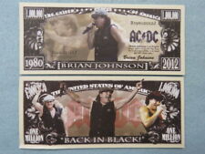 AC/DC Brian Johnson ~ International Rock Band ~ $1,000,000 un millón de dólares segunda mano  Embacar hacia Argentina