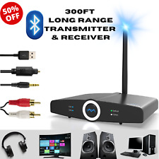 Bluetooth Long Range Transmitter for TV Headphones speakers system Home RTX, used for sale  Shipping to South Africa