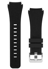 Black silicone watchband for sale  NEWPORT