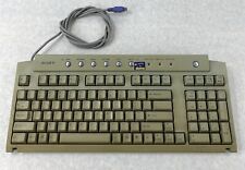 Teclado compacto Sony PCVA-KB1P/UB VAIO PS2 con cable QWERTY amarillo segunda mano  Embacar hacia Argentina