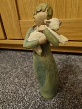 Willow Tree Figurine Lady With Lamb Peace On Earth Susan Lordi 8” 2002 for sale  Shipping to South Africa