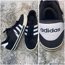 Tênis masculino ADIDAS Daily preto branco cano baixo tamanho 10.5 3 listras com cadarço  comprar usado  Enviando para Brazil