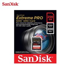 SanDisk 256GB Extreme PRO UHS-I U3 V30 200MB/s SDXC Memory Card 4K UHD for Video for sale  Shipping to South Africa