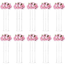 Wedding Vase Centrepieces Acrylic Column Rack 10 Pcs 60cm Clear Flower Stand, used for sale  Shipping to South Africa