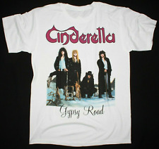Vintage Cinderella Band Gypsy Road T-shirt Tee Men All Size S M L XL 234XL 1A249 til salg  Sendes til Denmark