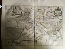 Antica carta geografica usato  Seniga