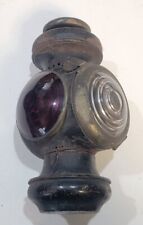 Lâmpada de querosene antiga vintage de vidro vermelho para carro automotivo comprar usado  Enviando para Brazil