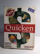 1993 Original Quicken Version 3 For Windows Software 3.5 Inch Floppy Box & Books for sale  Shipping to South Africa