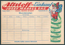 Stundenplan ddr 1957 gebraucht kaufen  Leipzig-, Plaußig