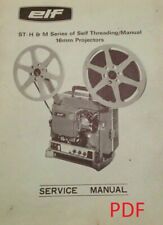 Cine projector ELF ST-H & M Service Manual + trouble shooting 16mm  on Email/CD, used for sale  Shipping to South Africa