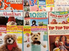 Toy booklets. knitting for sale  OAKHAM