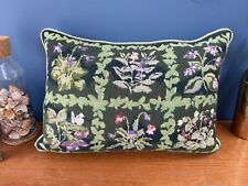 Tapestry embroidery cushion for sale  SALISBURY