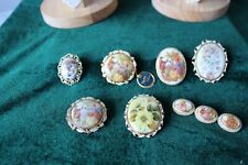 Vintage jewelry brooch costume Elizabeth reimer lot, used for sale  Shipping to South Africa