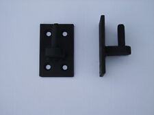 2 Wrought iron gate hinge / bracket 10mm pin for garden gates for sale  Shipping to South Africa