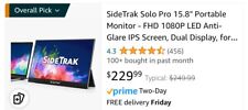 Monitor LED SIDETRAK SOLO STFRHD16BL 15,8 polegadas widescreen - US$ 1,00 SEM RESERVA!!! comprar usado  Enviando para Brazil