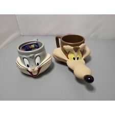 Tazas coleccionables de plástico Looney Tunes Bugs Bunny Roadrunner, lote de 2 segunda mano  Embacar hacia Argentina