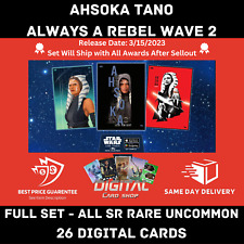 Topps Star Wars Card Trader AHSOKA TANO Always A Rebel Wave 2 Juego Completo TODO SR ++ segunda mano  Embacar hacia Argentina