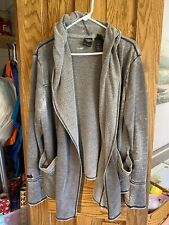 Harley-Davidson Women’s Cardigan Kimono Sweater Gray Burnout Size Large for sale  Shipping to South Africa