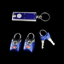 Par de cadeado TSA Master com chave para bagagem - Azul (4745) comprar usado  Enviando para Brazil
