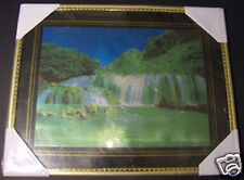 Quadro paesaggio cascata usato  Milano