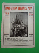 Pubblicita 1919 manifattura usato  Roma