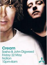 Cream rave flyer for sale  GLASGOW