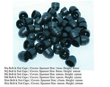 Nut Bolt Security Cover Caps Black Plastic M4 M5 M6 M8 M10 M12 M14 M16 M20, used for sale  Shipping to South Africa