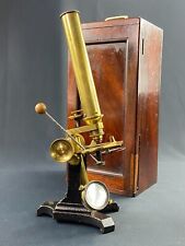 Grand microscope laiton d'occasion  Bourges