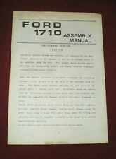 Ford 1710 Tractor Assembly Manual - Free Shipping..., used for sale  Shipping to Canada