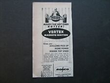 1959 ronco vertex for sale  Williamsburg