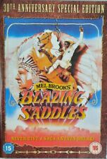 Blazing Saddles DVD 1974 Mel Brooks Western Comedy Movie Classic FREEPOST  usato  Spedire a Italy
