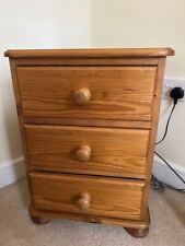 Pair wooden bedside for sale  LONDON