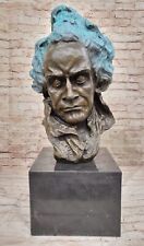Solido Bronzo Beethoven Busto Statua Musicista Composer Scultura Art Cera Regalo comprar usado  Enviando para Brazil