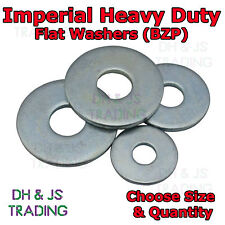 Lavadora de zinco Imperial Flat Washers resistente 3/16" - 1" ID BZP 1/2" - 2.1/8" OD comprar usado  Enviando para Brazil