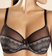 Chantelle 1571 Revele Moi Side Support Bra black 32H  38DDDD new no tags for sale  Shipping to South Africa