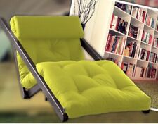 Karup Figo 120 Lounge Sofa Design Futon Couch Gestell wenge, Auflage lime gebraucht kaufen  Bargteheide