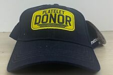 Chapéu doador de plaquetas azul ajustável chapéu azul adulto, usado comprar usado  Enviando para Brazil