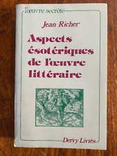 Jean richer aspects d'occasion  Mornac-sur-Seudre