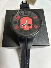 TENDENCE Hidrógeno Calavera Para Hombre Reloj Usado Analógico Esfera Roja Negra Estado Usado segunda mano  Embacar hacia Argentina