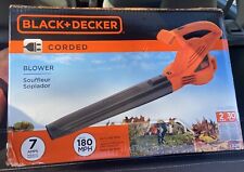 Used, BLACK+DECKER Electric Leaf Blower, 7-Amp (LB700) 180 MPH New Open Box for sale  Shipping to South Africa