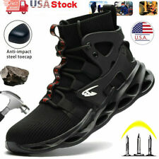 Mens Work Boots Steel Toe Cap Safety Shoes Indestructible Sneakers Bulletproof, used for sale  Hebron