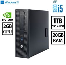 Computador desktop HP Windows 11 20GB 1TB SSD+HDD WiFi VENDA RÁPIDA DE LIBERAÇÃO DE PC, usado comprar usado  Enviando para Brazil