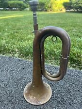 Brass military bugle for sale  Shipping to Ireland