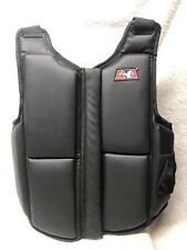 ATA Taekwondo Karate Chest Protector Sparring Vest Zip Martial Art large L adult for sale  Shipping to South Africa