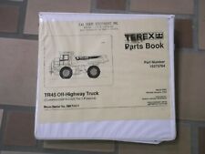 Used, Terex TR45 Rear Dump Rock Quarry Truck Hauler Factory Parts Catalog Manual for sale  Shipping to South Africa