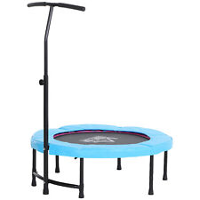 HOMCOM 40'' Kids Mini Trampoline, Adult Rebounder Jumper w/ Handle Refurbished, used for sale  Shipping to South Africa