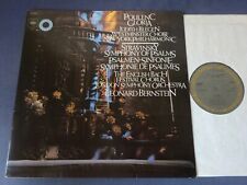 POULENC - GLORIA / STRAVINSKY - SYMPHONY OF PSALMS LP, LSO, Bernstein, CBS 76670 segunda mano  Embacar hacia Argentina