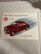 Magnette 1953 prospekt gebraucht kaufen  Düsseldorf
