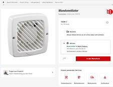 Wandventilator 100 100mm gebraucht kaufen  Gundelfingen